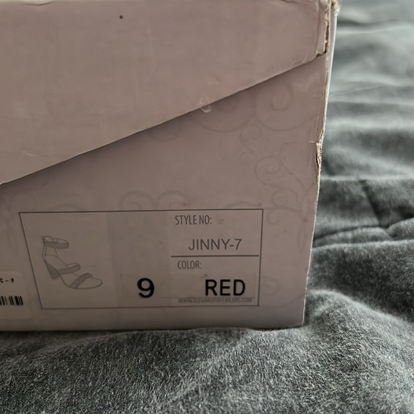 Red Rhinestone Heels - Picture 4 of 4